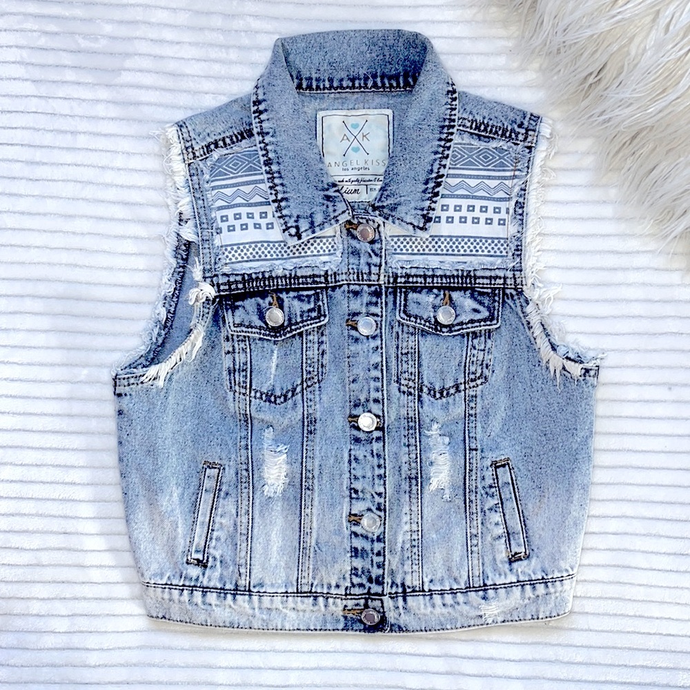 Demin vest from ANGEL KISS - Size M.